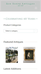 Mobile Screenshot of boxhouse-antiques.com