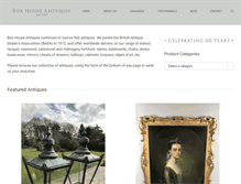 Tablet Screenshot of boxhouse-antiques.com